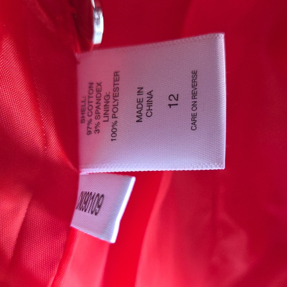 7th Avenue New York & Company Orange Button-Down Tailored Jacket - Size 12 - Picture 12 of 17